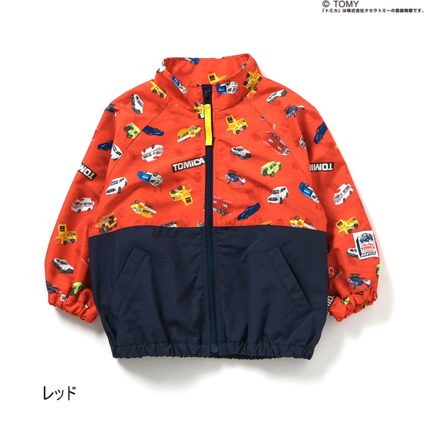 BREEZE（ブリーズ） BREEZE TOMICA×BREEZE ウィンドブレーカー 90