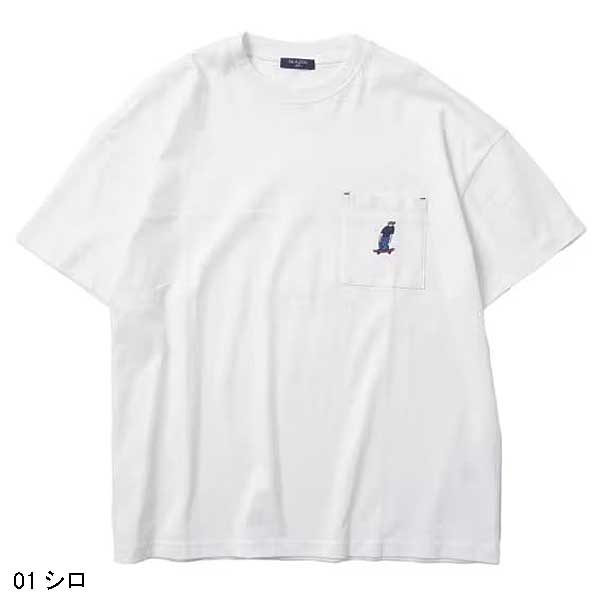 GLAZOS　グラゾス　【STREET】スケーター刺繍ビッグ半袖Tシャツ　140-160ｃｍ　374...