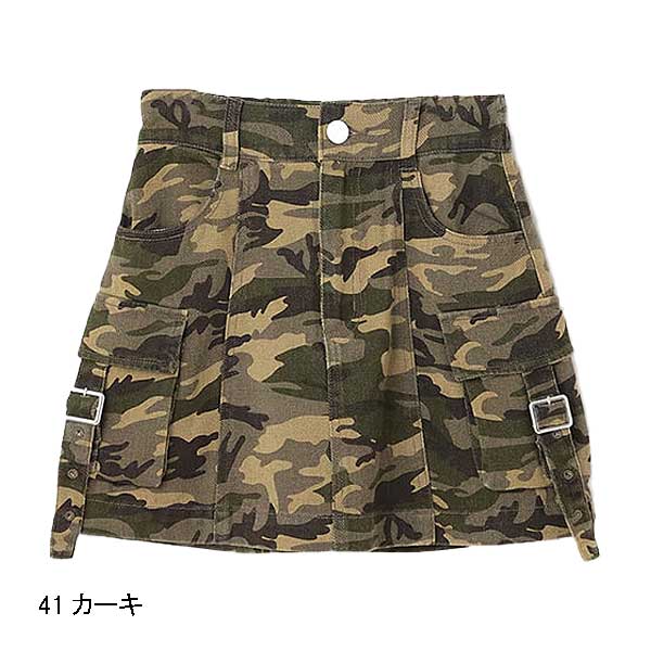 LOVETOXIC ラブトキシック lovetoxic カーゴデニムミニスカート 140