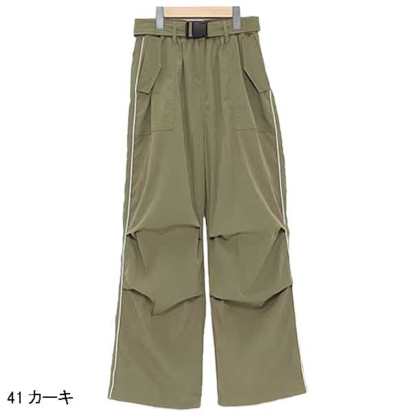 【Liyoca】コットンナイロンタックパンツ BABYLONE パンツ コットンナイロンタックパンツ レディース