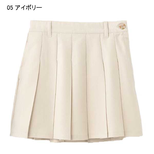 ラフロッグ　ホワイト プリーツスカート Sサイズ LOVETOXIC ラブトキシック lovetoxic 【イージーケア】プリーツ