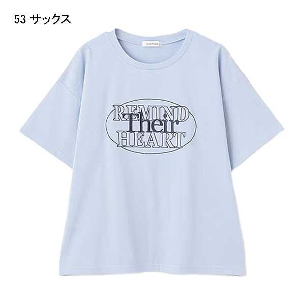 LOVETOXIC ラブトキシック Lovetoxic サークルロゴ刺しゅうT
