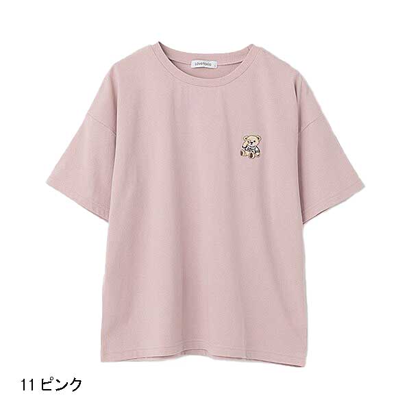 楽天市場】ピンクラテ(PINK-latte)クマちゃん半袖Tシャツ