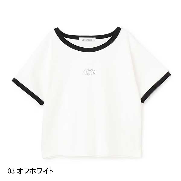 LOVETOXIC ラブトキシック lovetoxic 【抗菌防臭】テレコ半袖T 140