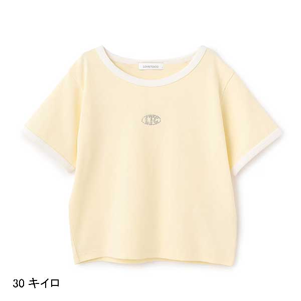 LOVETOXIC ラブトキシック lovetoxic 【抗菌防臭】テレコ半袖T 140