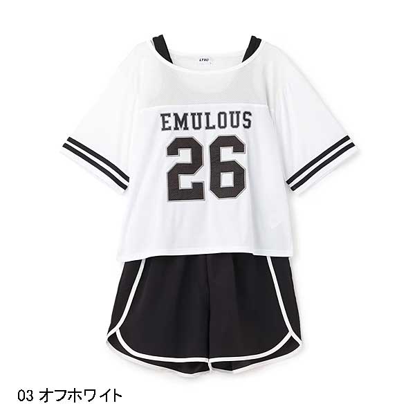 LOVETOXIC ラブトキシック lovetoxic ナンバーメッシュ4点セット水着