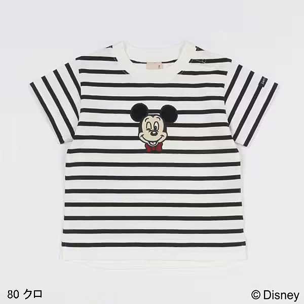プティマイン　petit main　【Disney】モチーフキャラTシャツ　80-130ｃｍ　202...