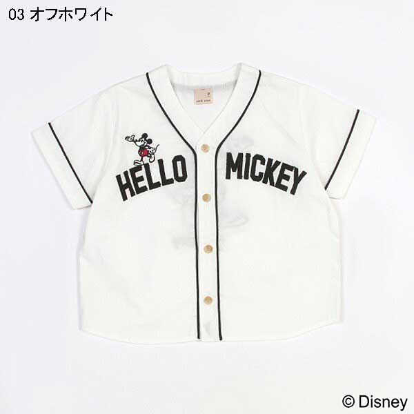 プティマイン　petit main　【Disney】ベースボールシャツ　80-110ｃｍ　2024-...