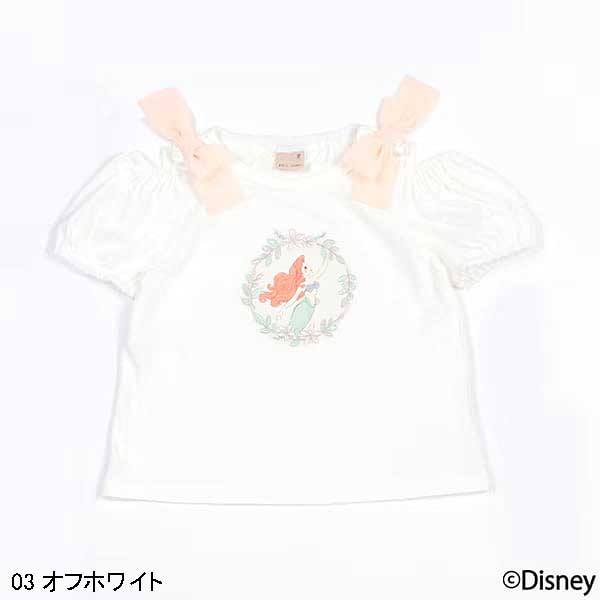プティマイン　petit main　【Disney】2way肩リボンTシャツ　80-130ｃｍ　2024-04　9642214｜toyofukukids｜02