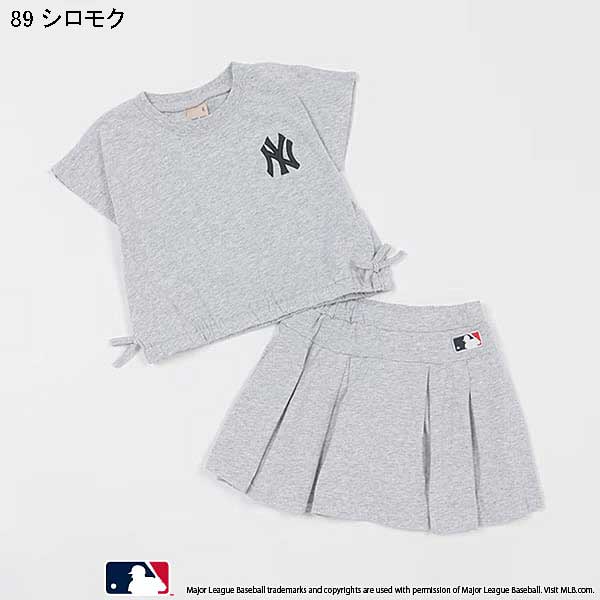 プティマイン　petit main　【MLB】カットスカートセットアップ　80-130ｃｍ　2024...