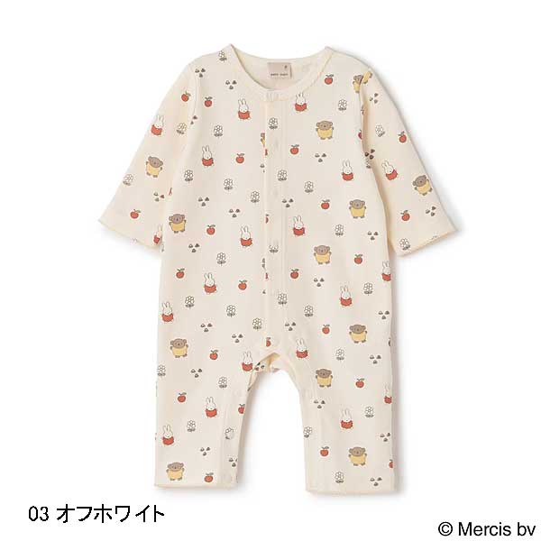 petit main プティマイン petit main 【dick bruna】総柄カバーオール