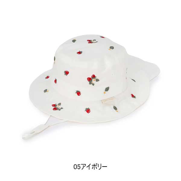 petit main プティマイン petit main 【遮熱】刺しゅうバケットハット