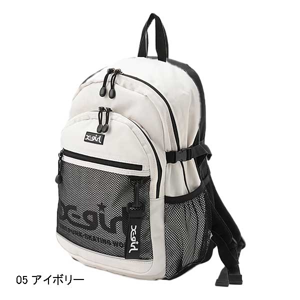 新品未使用＊X-GIRL　キッズ　リュック　エックスガール X-girl Stages リュック 編み上げバックパック キッズ 子供