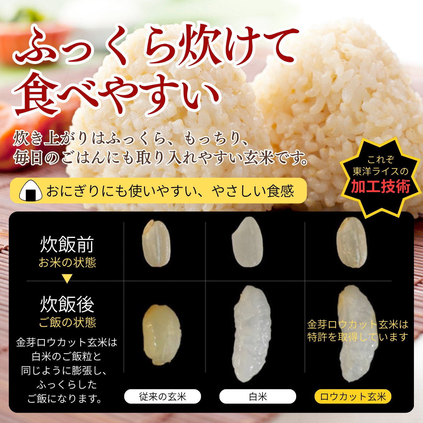 金芽ロウカット玄米 公式ストア【無洗米】金芽ロウカット玄米8kg (2kg