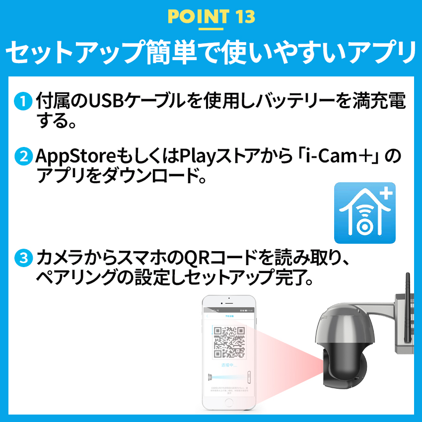 防犯カメラ 屋外 家庭用 ソーラー 300万画素 ワイヤレス 2台
