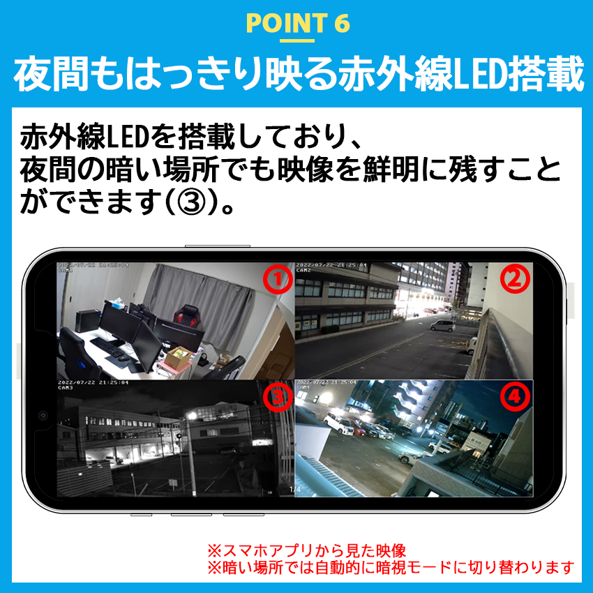 防犯カメラ 屋外 家庭用 ワイヤレス 500万画素 300万画素 wifi 4台 監視カメラ モニター付きレコーダー セット 返金保証