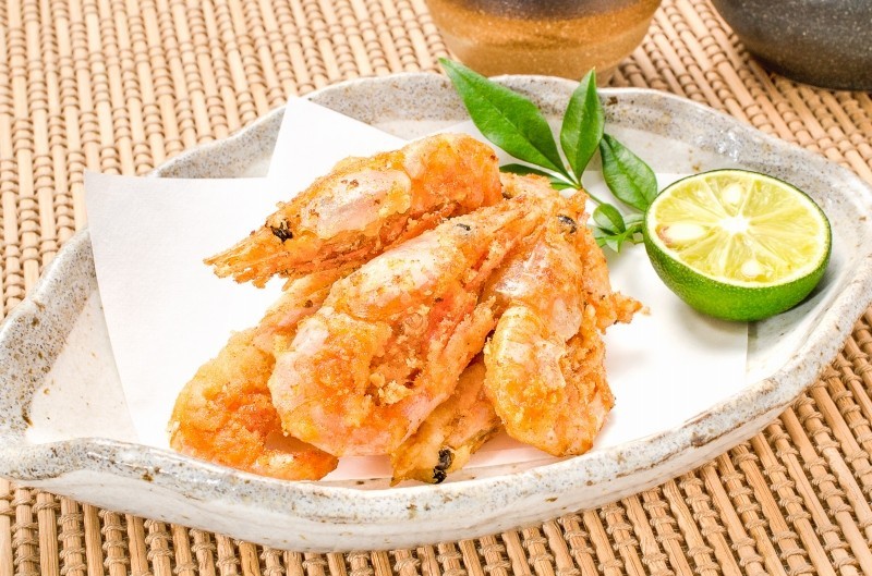 甘海老唐揚げ