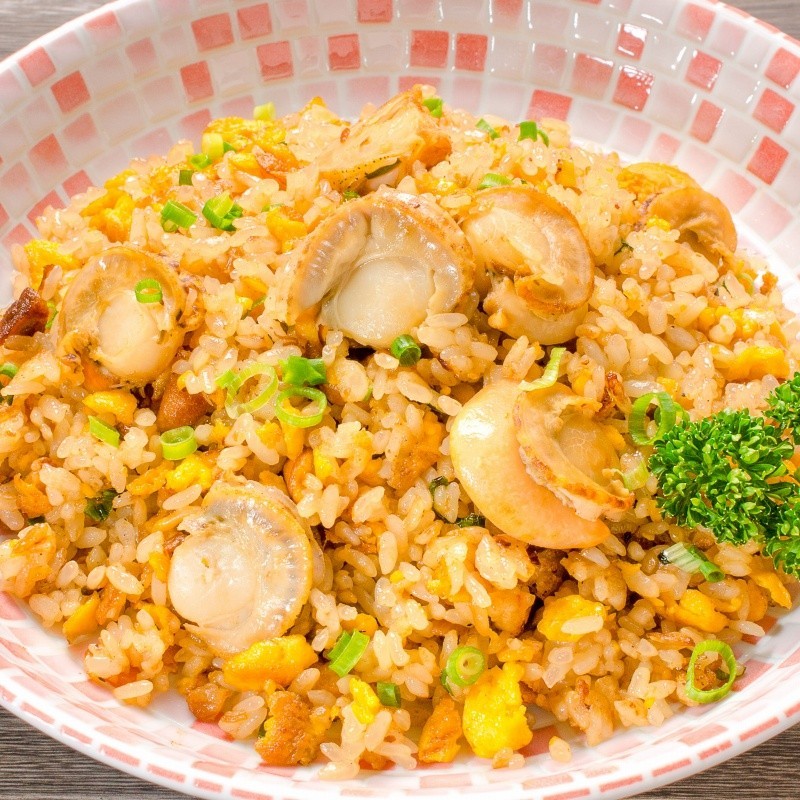 ベビーホタテ チャーハン