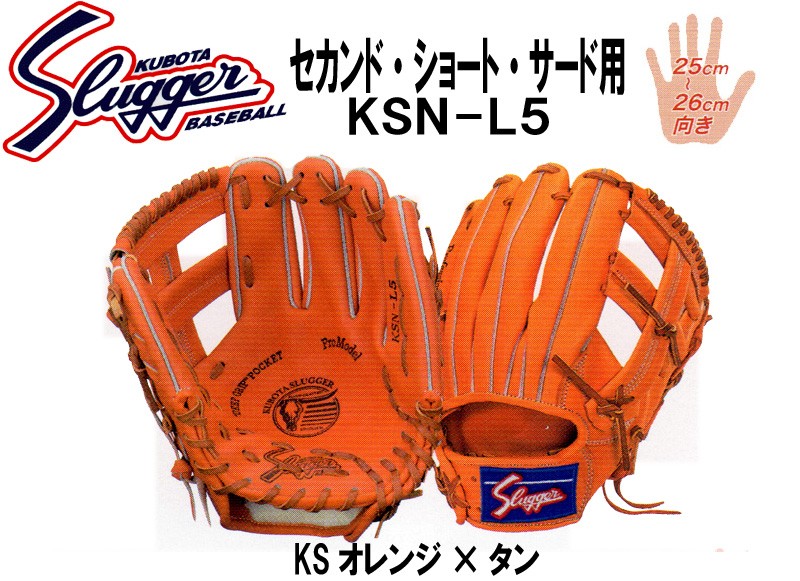 久保田スラッガー グローブ軟式内野オールポジション用グラブ KSN-L5 : ksn-l5 : 豊田 アサヒスポーツ - 通販 -  Yahoo!ショッピング