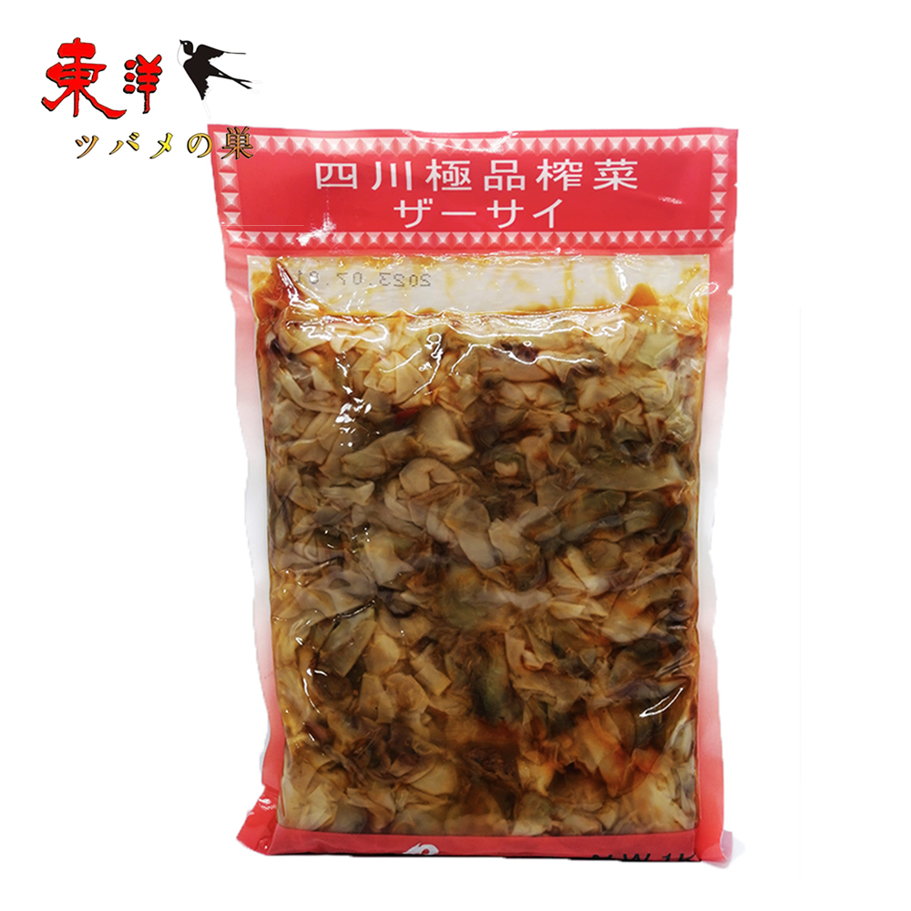Yahoo! Yahoo!ショッピング(ヤフー ショッピング)四川極品搾菜片1KG【1点】（ザーサイスライス）前菜 漬物 下飯菜 咸菜 醤菜 搾菜 開胃菜 調味料入れ 1KGx1点