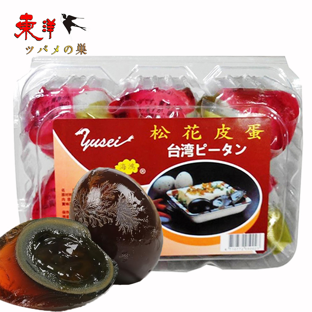 Yahoo! Yahoo!ショッピング(ヤフー ショッピング)海鴻台湾皮蛋6個入【1点】ピータン 皮蛋 ソフトタイプ ゼリー状 台湾産 中華食材 6個入x1点