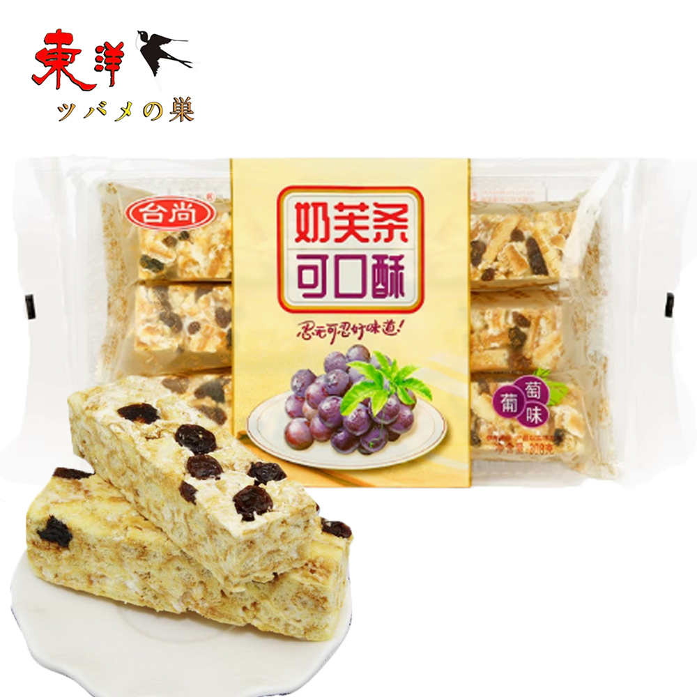 Yahoo! Yahoo!ショッピング(ヤフー ショッピング)台尚乳芙条308g【1点】可口酥 レーズンが入りシャーチーマー 柔らかい 甘過ぎず 茶と合わせても美味しくい 308gx1点
