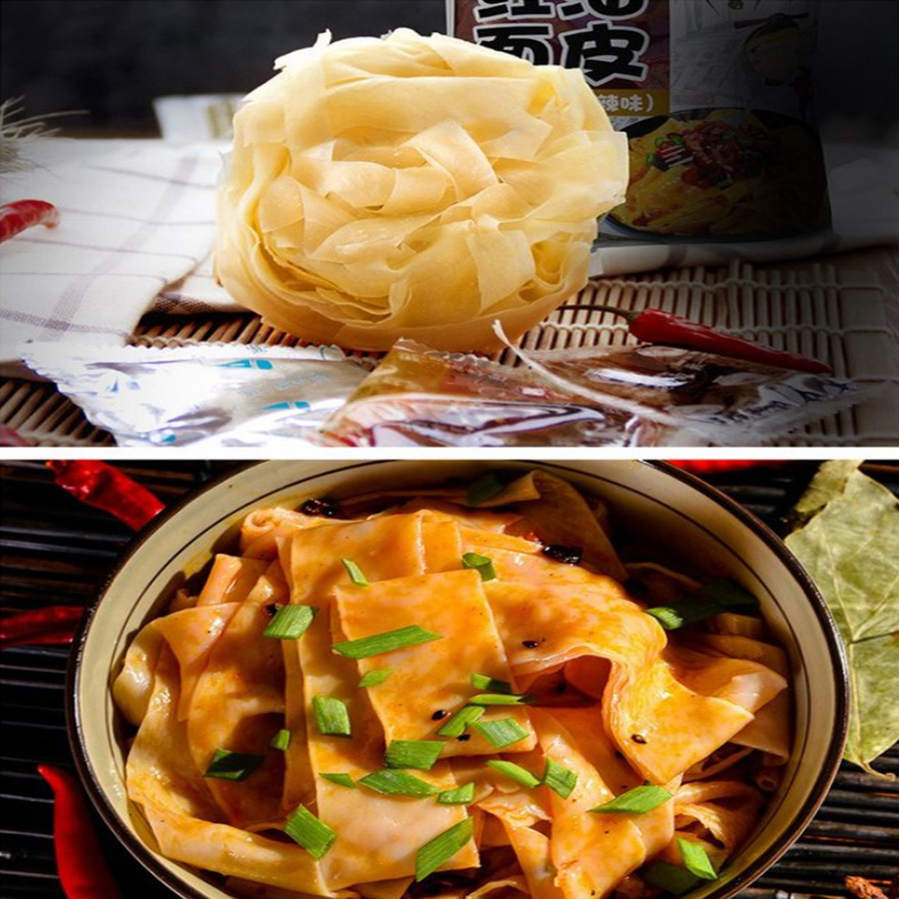 白家阿寛紅油面皮麻辣味4食入【1点】四川舗蓋面...の詳細画像3