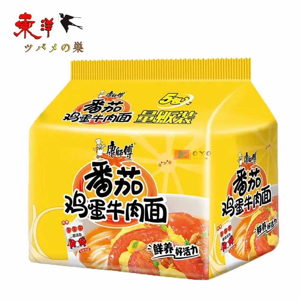 Yahoo! Yahoo!ショッピング(ヤフー ショッピング)康師傅西紅柿玉子牛肉面5食入【1点】トマト味 牛肉麺 方便麺 泡麺 中華麺 インスタントラーメン 即食麺 5食入x1点