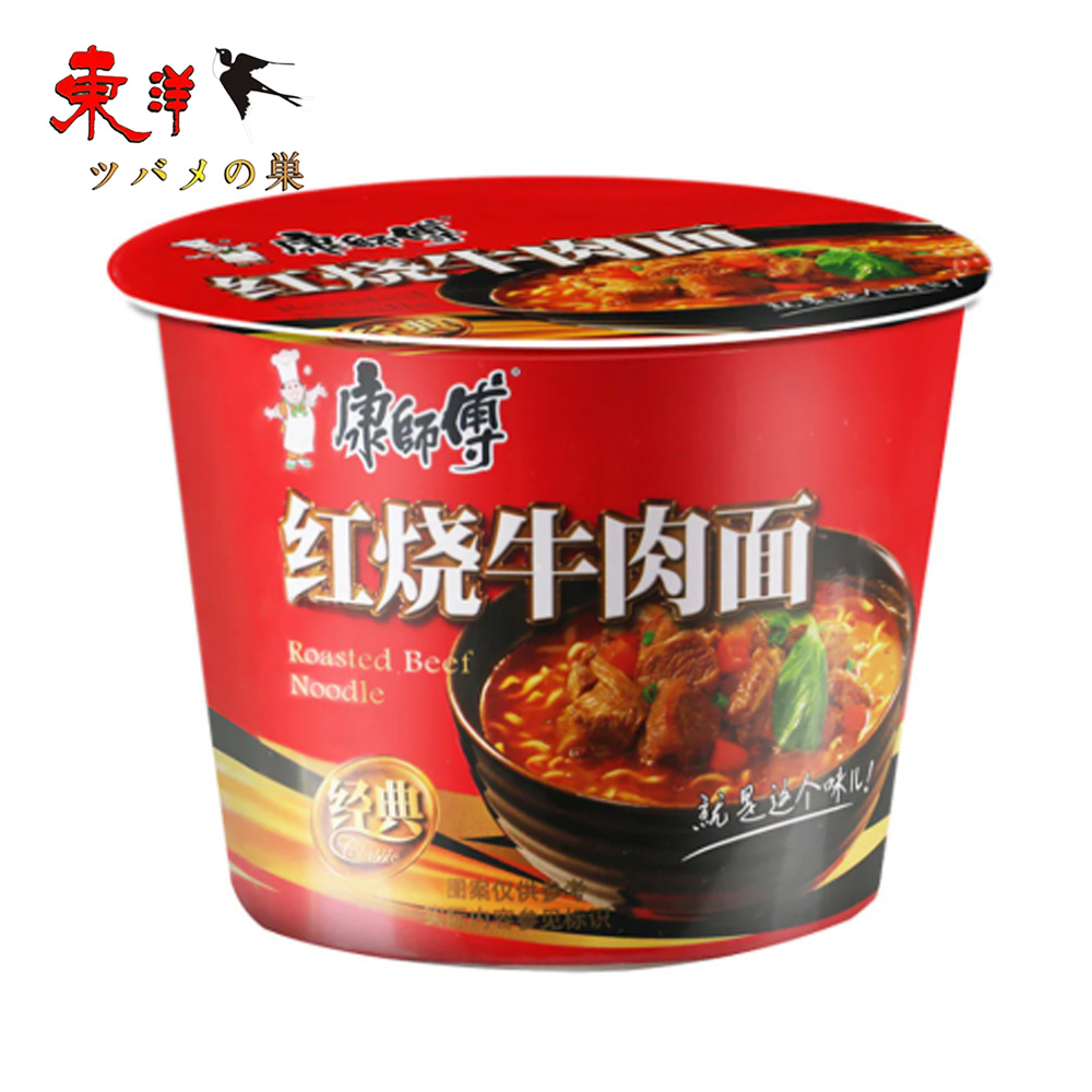 Yahoo! Yahoo!ショッピング(ヤフー ショッピング)康師傅紅焼牛肉面カップ【4点】カップヌードル 方便麺 泡麺 焼き牛肉入り 辛くない 中華麺 インスタントラーメン 即食麺 カップx4点