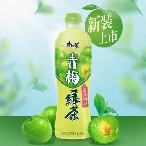 康師傅青梅緑茶500ml【4点】梅グリーンティ...の詳細画像3