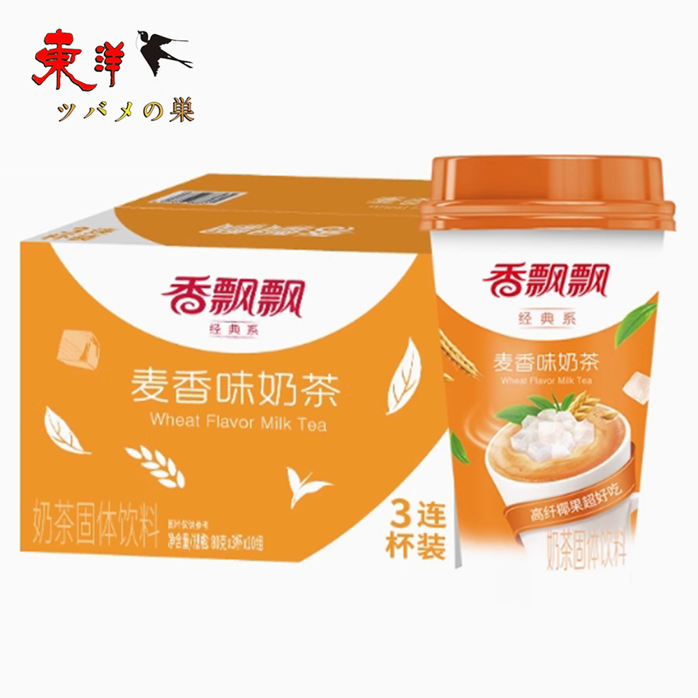 香飄飄ミルクティー（麦香味）80g【1点】カップオレ milk tea 中華飲料 80gx1点