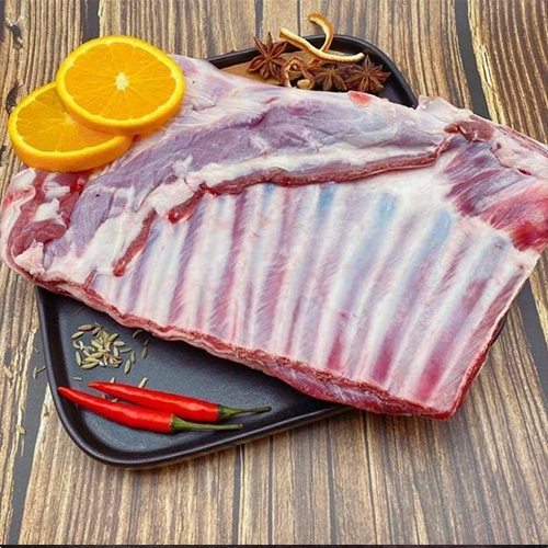 ニュージーランド産 ラムスペアリブ ラム肉 不定貫 羊排 ラムチョップ ブロック 子羊肉骨付き バーベキュー BBQ（不定貫700g〜900g）x5点