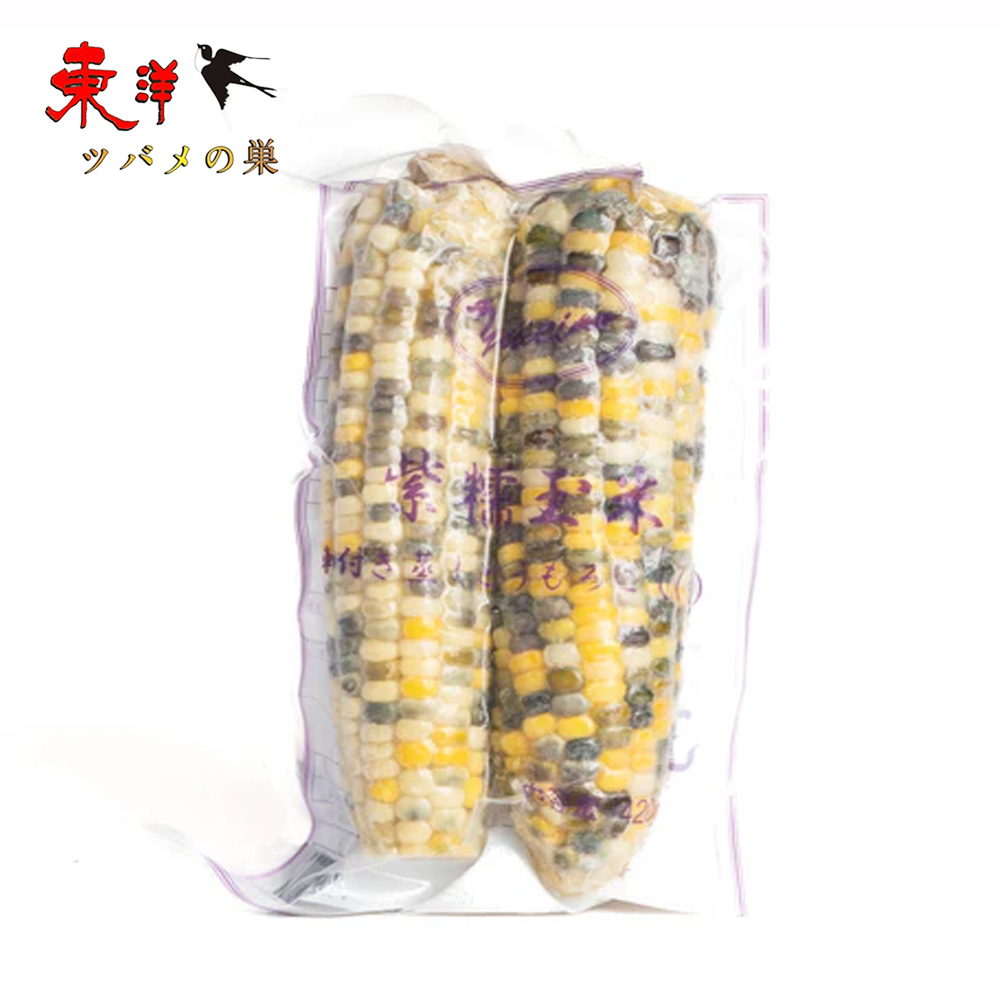 Yahoo! Yahoo!ショッピング(ヤフー ショッピング)冷凍紫糯玉米2本入り【1点】軸付き蒸しとうもろこし（紫） 甘くてモチモチしたタイプ 超人気農作物・お土産定番・大好評 2本入りx1点
