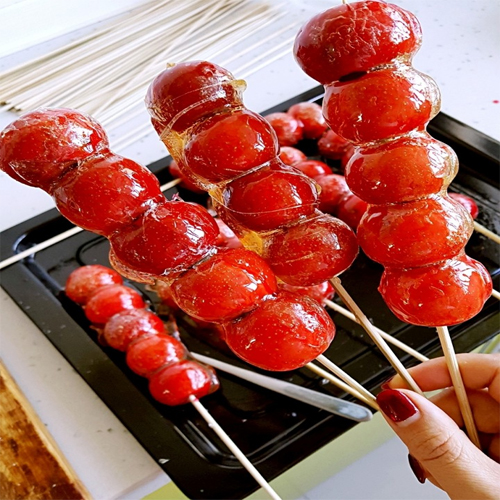渣渣楽氷糖葫芦原味80g【1点】ビンタンフール...の詳細画像2