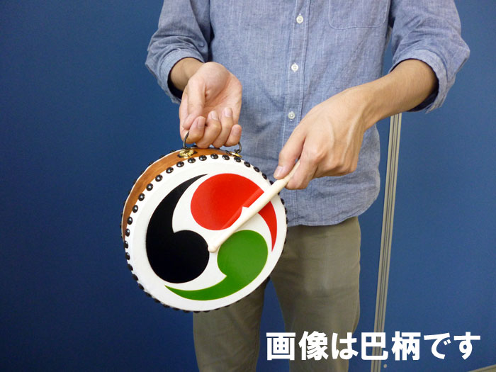 国産手作り本格皮和太鼓 白 65号 バチ2本付き 日本製 大阪太鼓工業組合