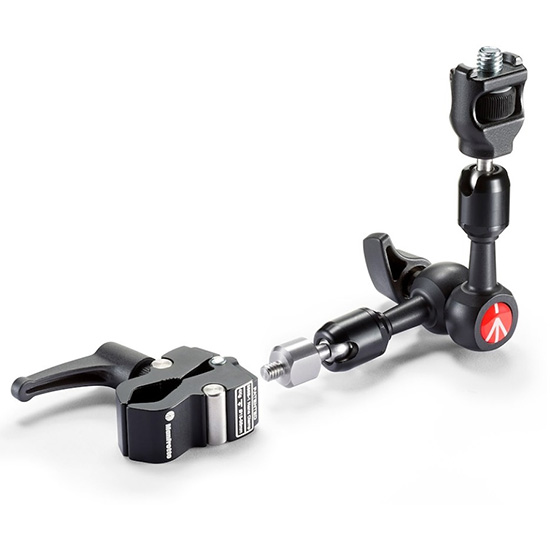 Manfrotto フリクションアーム 15cm長 回転防止・ナノクランプ付 244MICROKIT