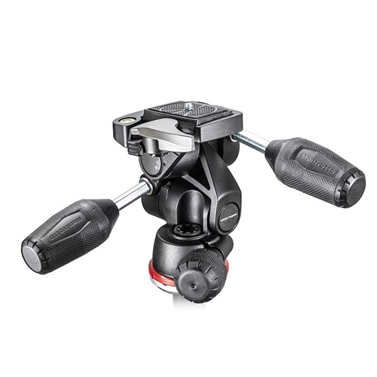 Manfrotto 804ベーシック3ウェイ雲台クイックリリースプレート付き MH804-3Wの画像