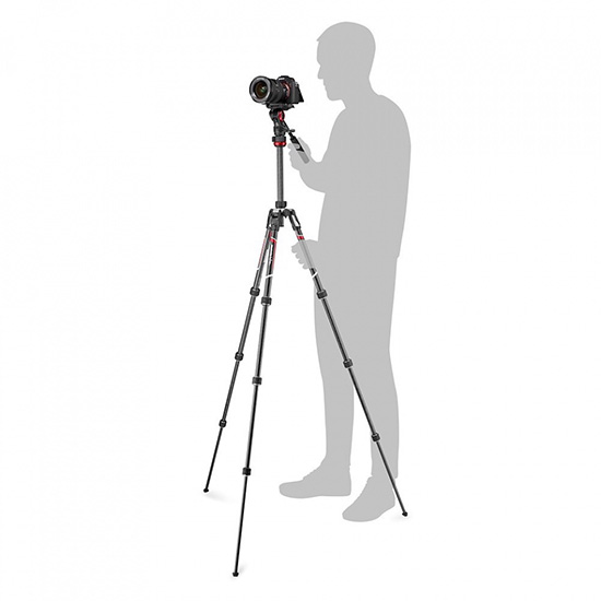 Manfrotto befree live カーボンT三脚ビデオ雲台キット MVKBFRTC-LIVEの画像
