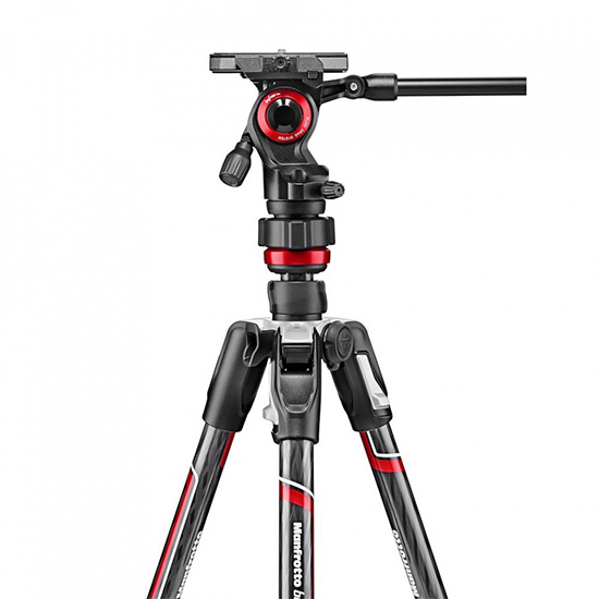Manfrotto befree live カーボンT三脚ビデオ雲台キット MVKBFRTC-LIVEの画像