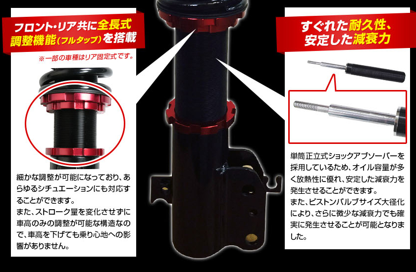 車高調 バモス ホビオ HJ1 HJ2 プロスペックベーシック 全長式