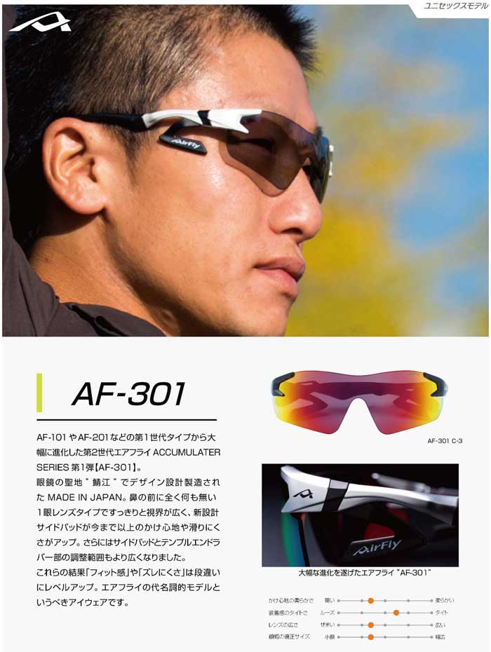 エアフライ AF-301 AirFly ZYGOSPEC ジゴスペック ノーズパッドレス