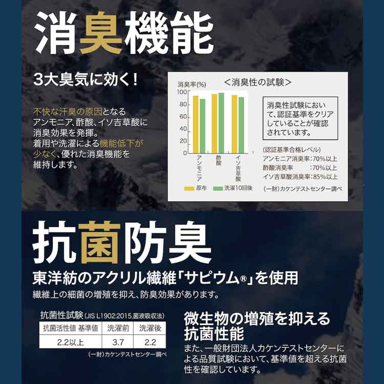 ひだまり　チョモランマ　高機能防寒インナー