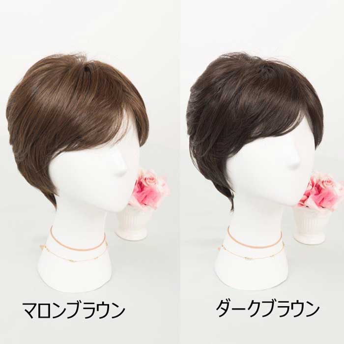 銀座サロン KAZUE WIG カズエウィッグ ミディアム ブラウン-