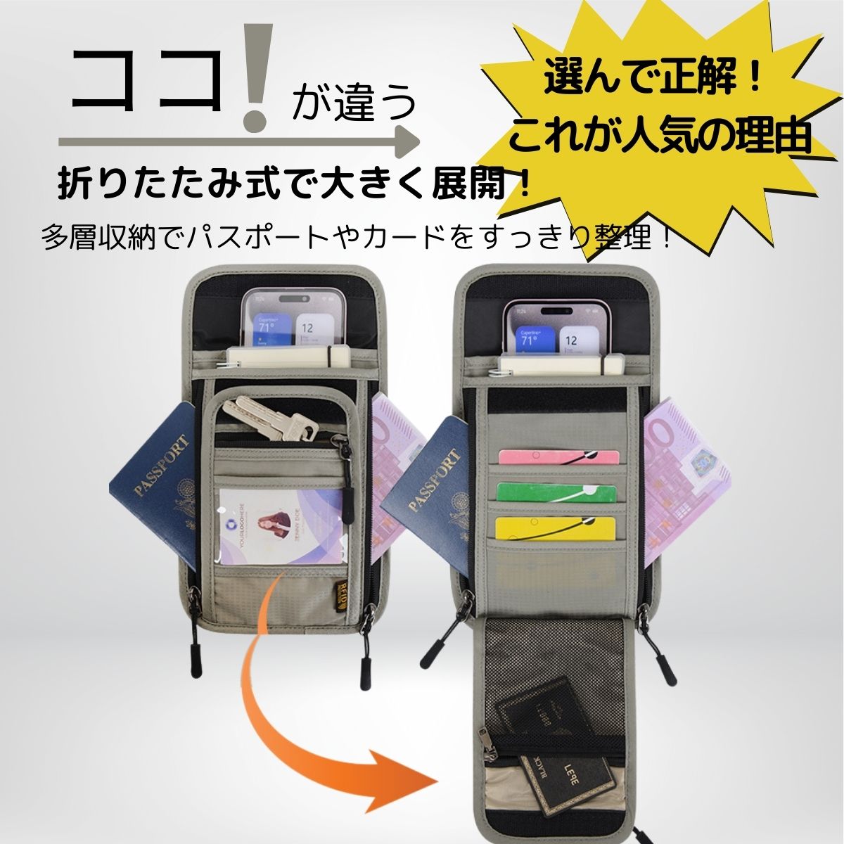 パスポートケース 全体イメージ