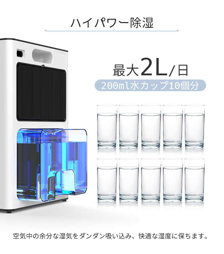 クーポンで6,953円！／2025最新型 除湿機 ハイブリッド式 衣類乾燥