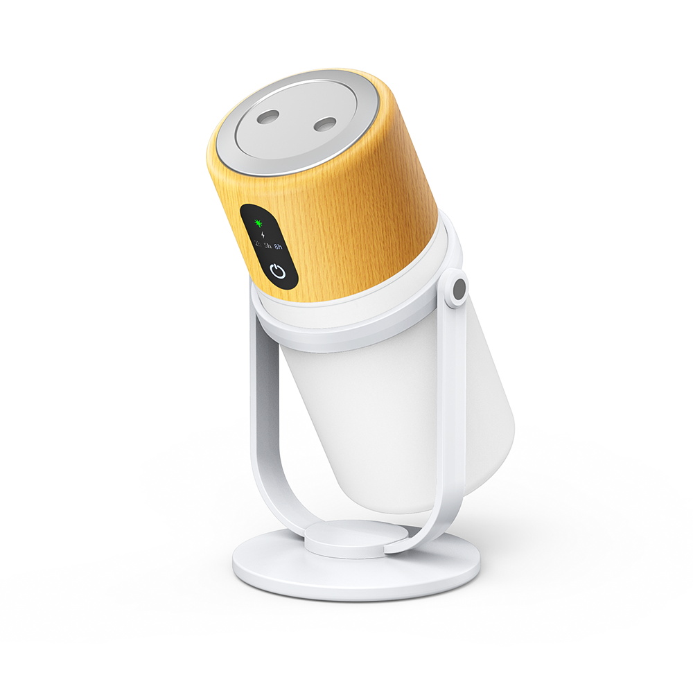 クーポンで2,278円！／2026新モデル 木目調 加湿器 超音波式 充電式