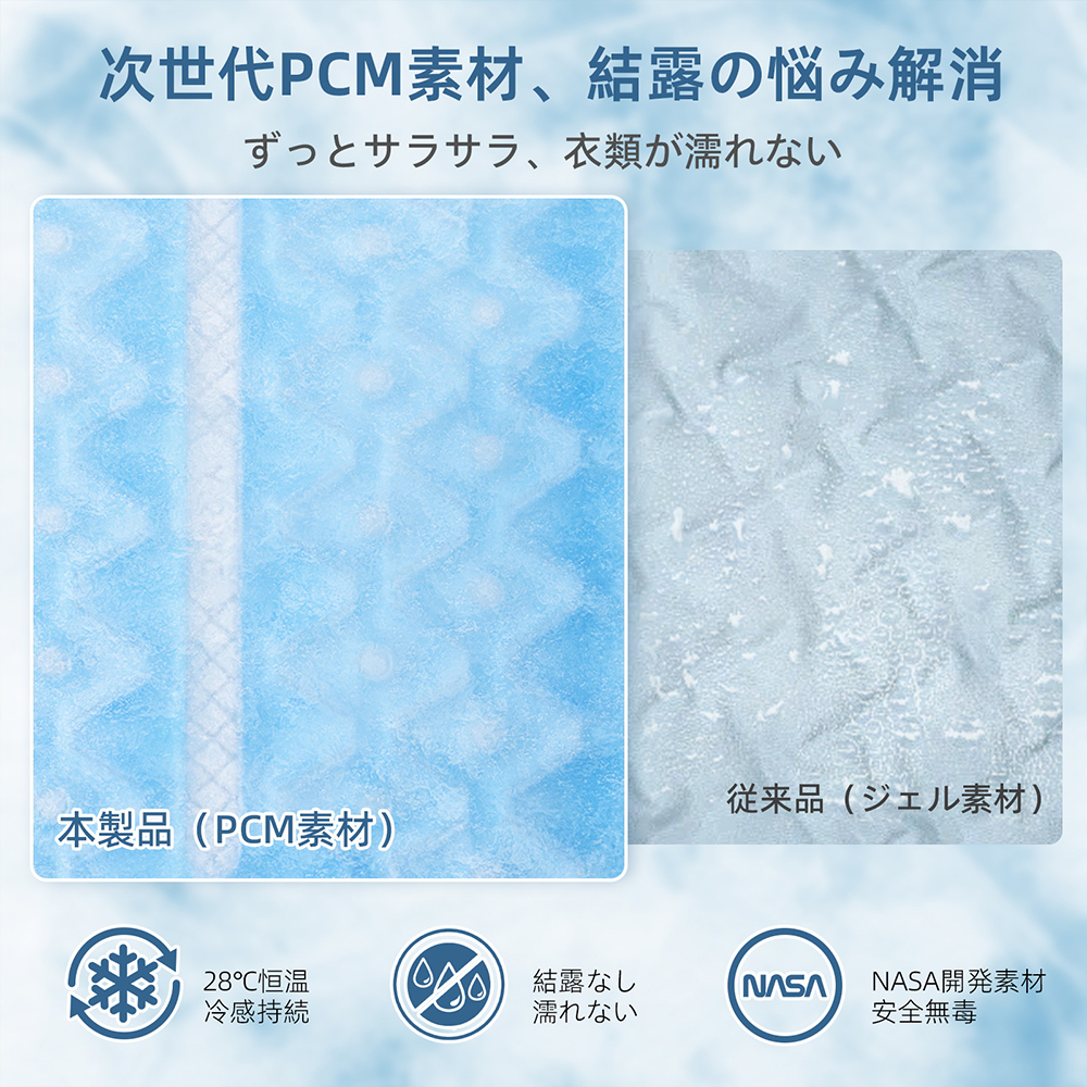 冷却マット 2枚入り ひんやりマット 接触冷感 氷枕 アイス枕 冷却マット 大人/子供用 クールマット 繰り返し使用可能 冷却グッズ 保冷剤不要 暑さ対策グッズ 関連画像3