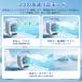 2026新登場 冷風機 1台4役 ポータブルクーラー 小型 卓上 冷風扇 卓上クーラー 4000mAh 充電式 風量3段階 熱中症対策 静音 DCモーター 省エネ 家庭用 暑さ対策 関連画像2
