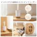 2026新発売 加湿器 アロマディフューザー 超音波式 卓上 小型 木目調 7色ライト 2段階 タイマー付き USB給電式 静音 空焚き防止 おしゃれ 空気清浄 睡眠 寝室 関連画像2
