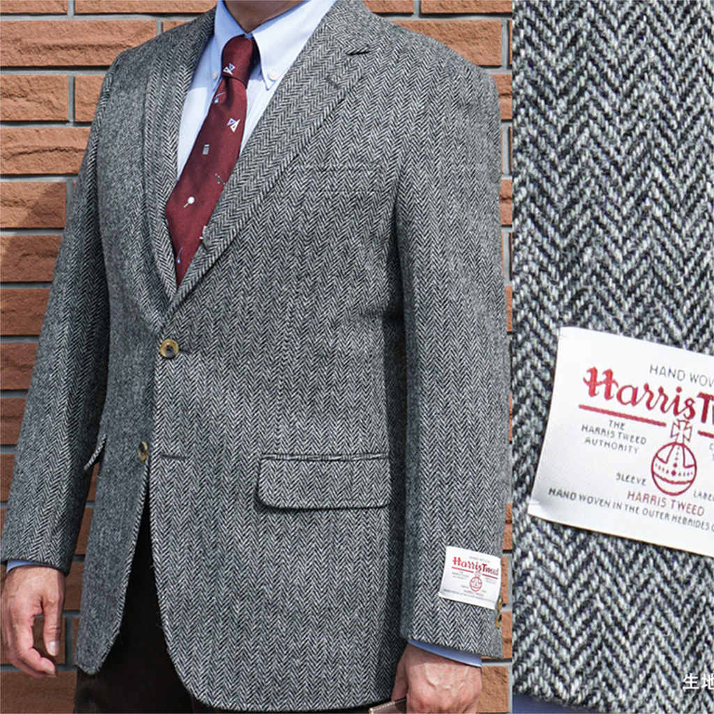 Harris Tweed ハリスツイード 前開きパーカー秋冬 - 通販 - pinehotel.info